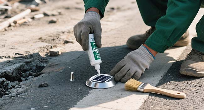solar road studs